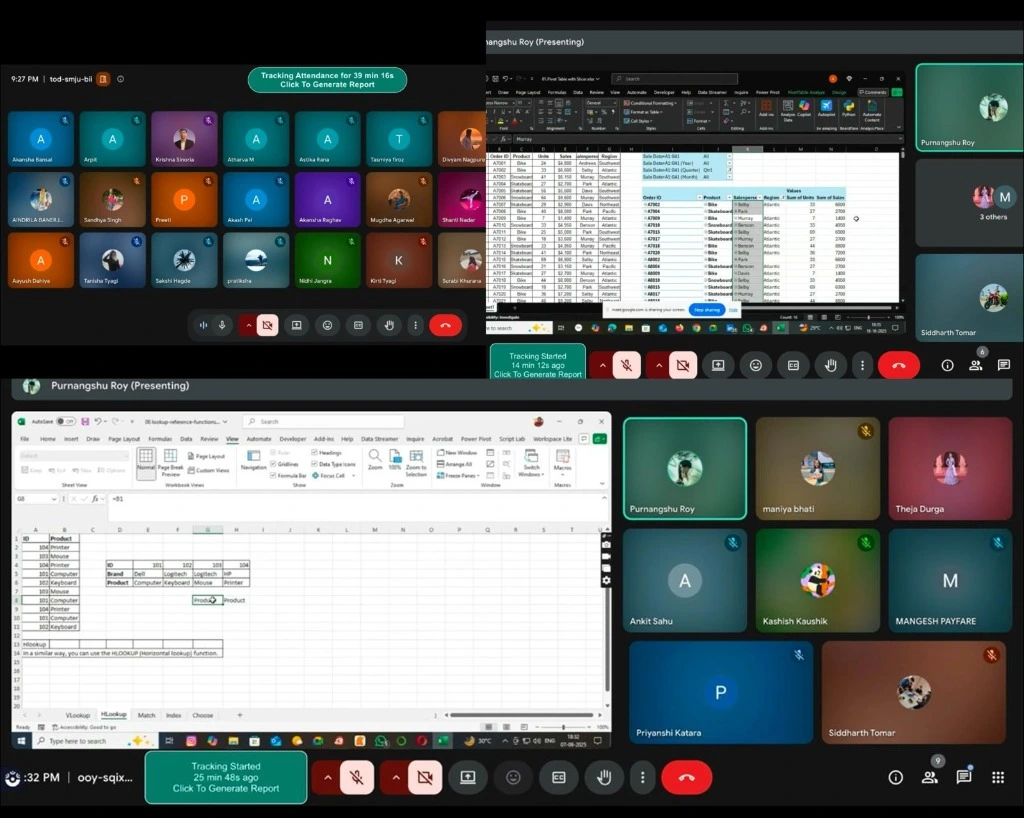 BAOIAM live interactive class in progress